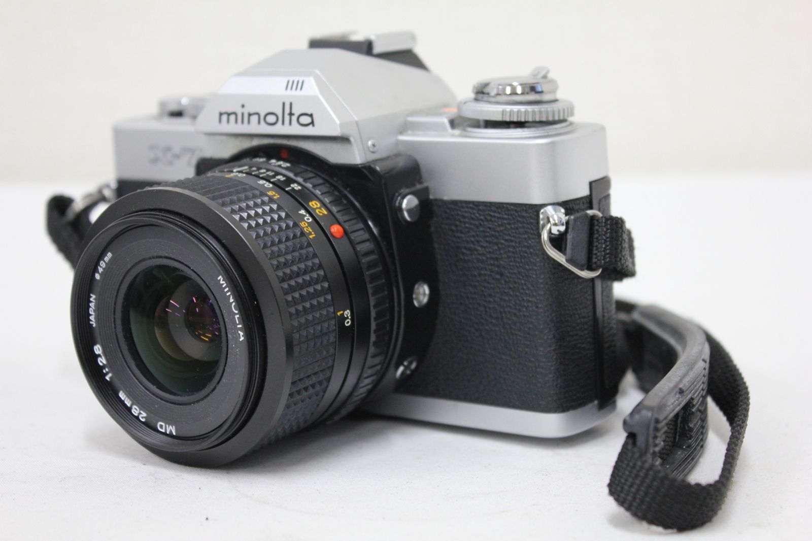 返品保証 ミノルタ Minolta X-7 NEW MD 28mm F2.8 ボディレンズセット e3062