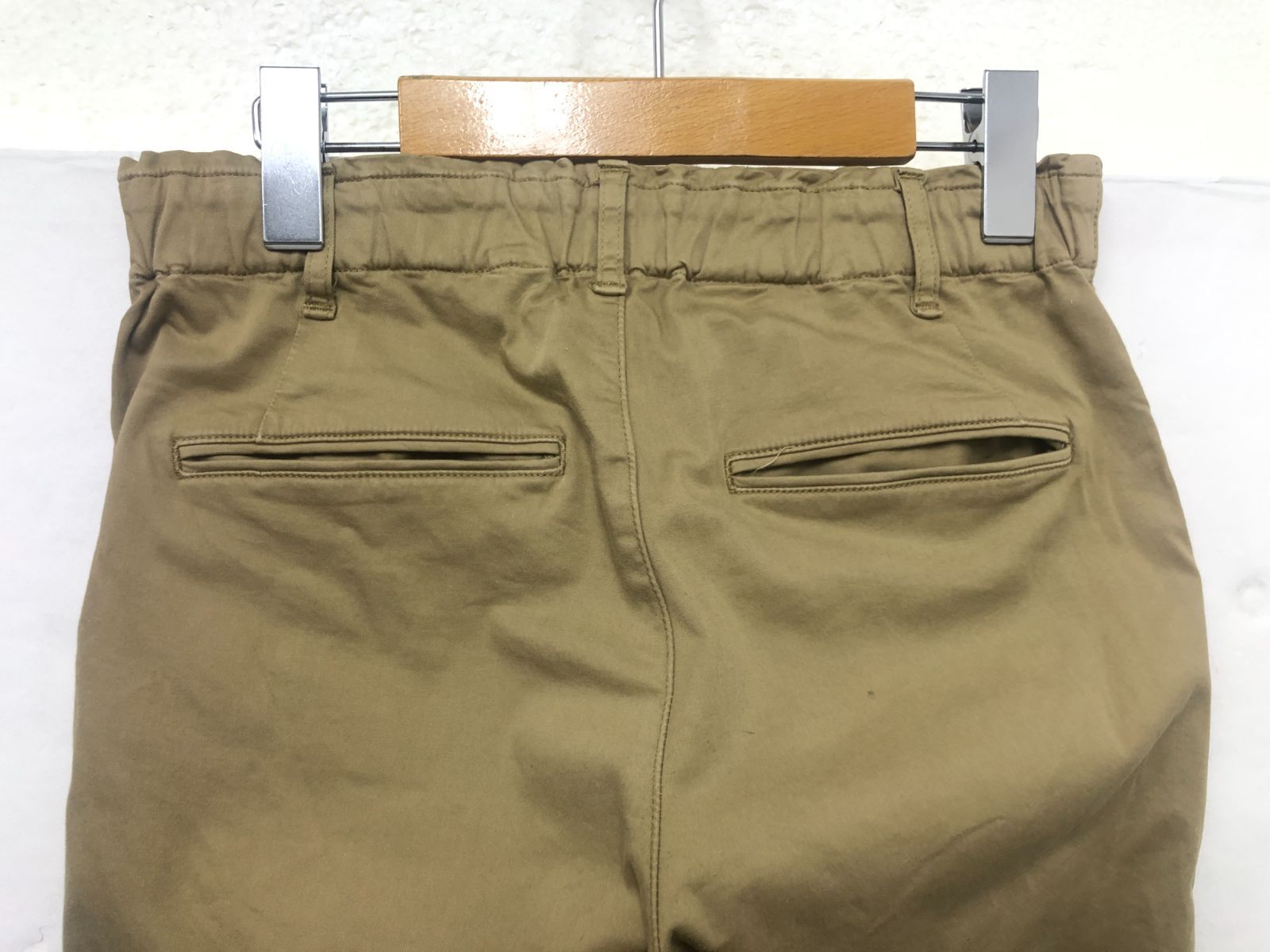 美品 D.M.G. ドミンゴ ワイドストレート チノパン ブラウン D.M.G チノパン 茶 M 美品 D.M.G. ドミンゴ ワイドストレート チノパン