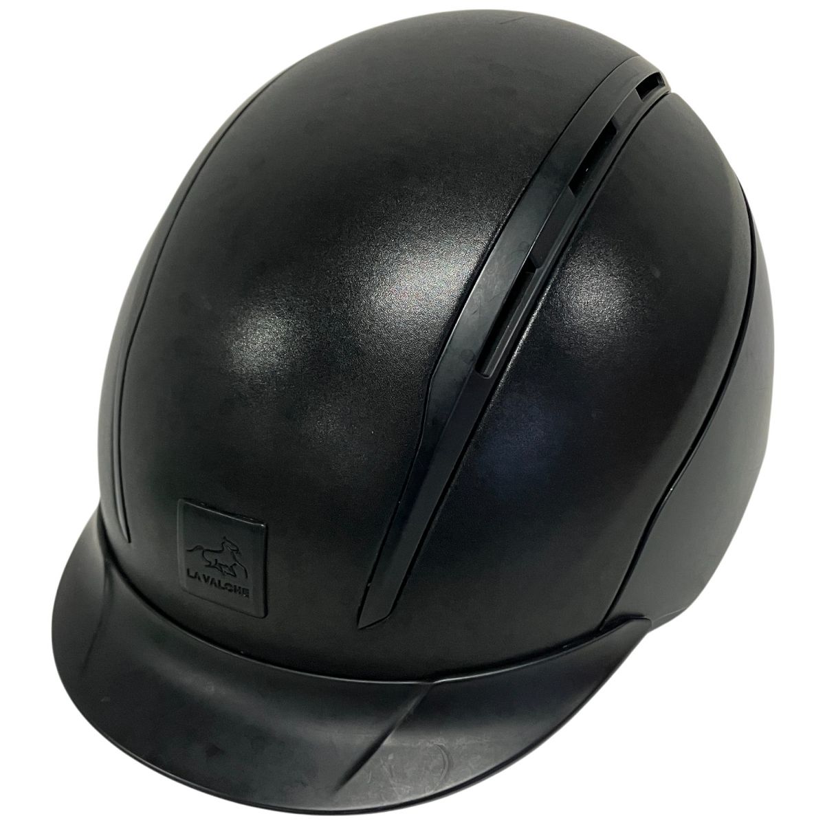 LA VALCHE ヘルメット ブラック 内装 パッド あり 乗馬 馬具 F10481667