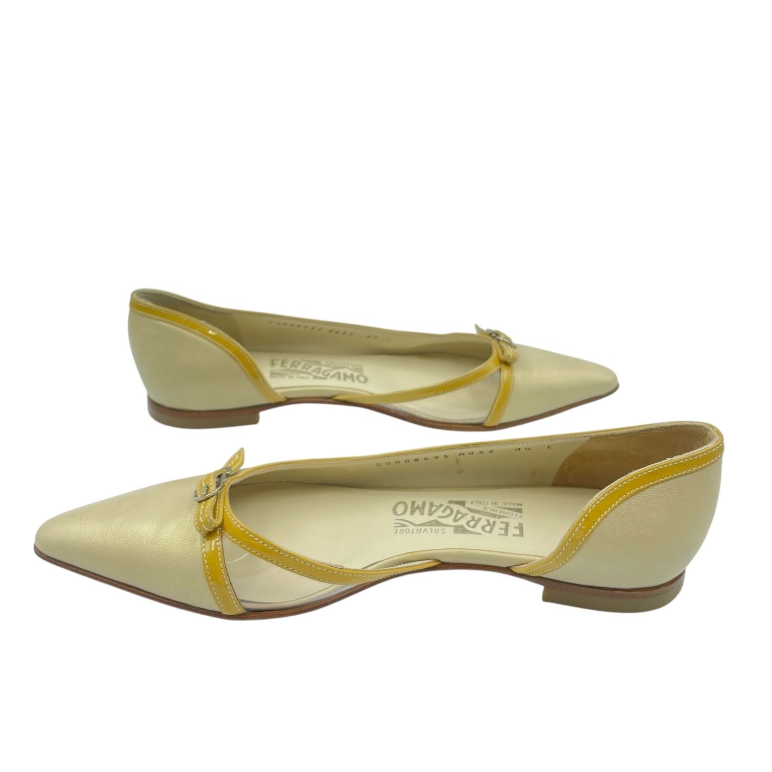未使用品 Salvatore Ferragamo フェラガモ パンプス レザー