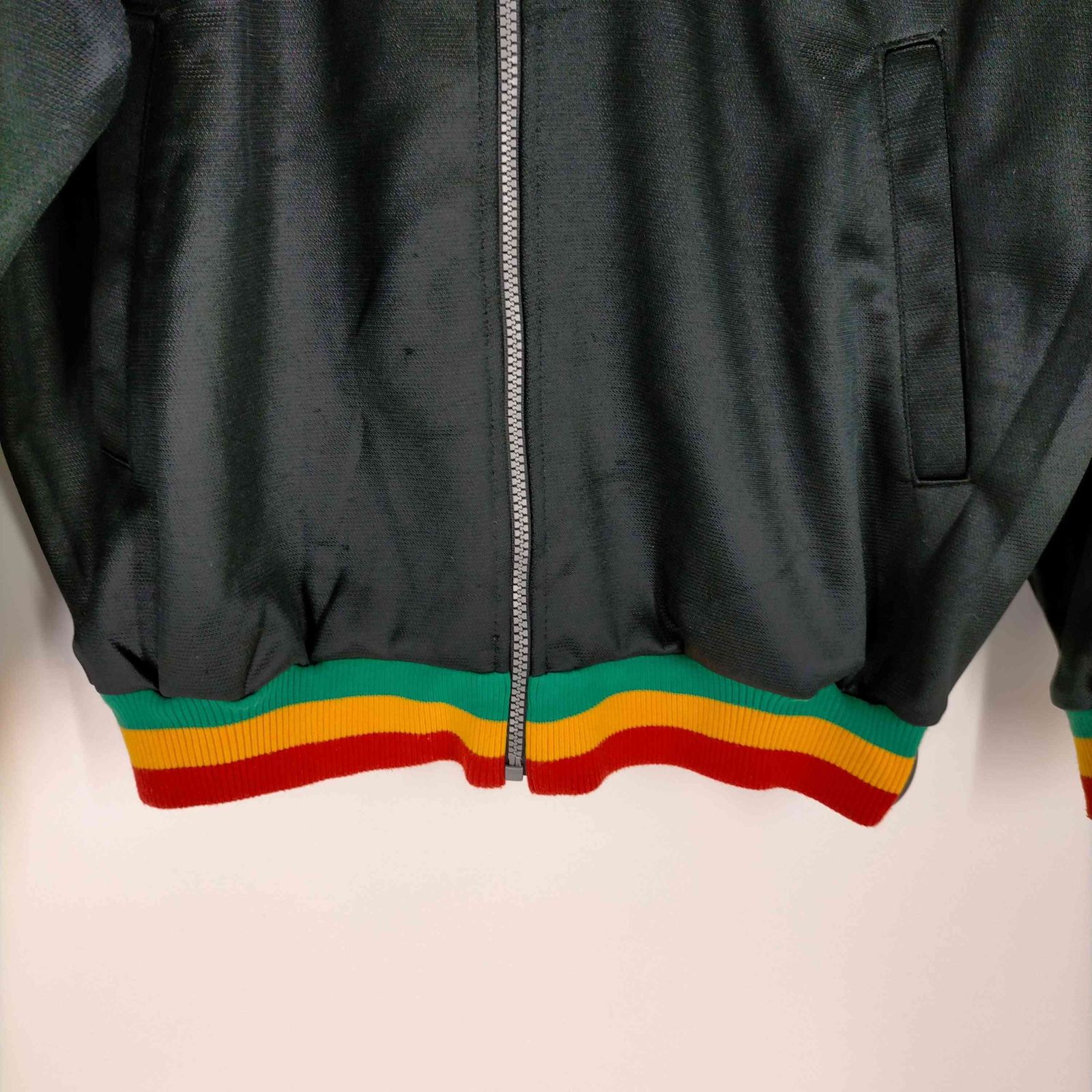 アディダス adidas 80-90S デサント製 ラスタカラー トラック
