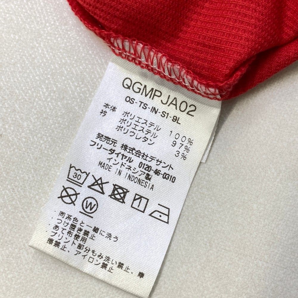 サイズ：LL LE COQ GOLF ルコックゴルフ  長袖ポロシャツ  レッド系 [240101422140] ゴルフウェア メンズ ストスト ルコックゴルフ 長袖ポロシャツ メンズ LG4FLS03M ストレッチ