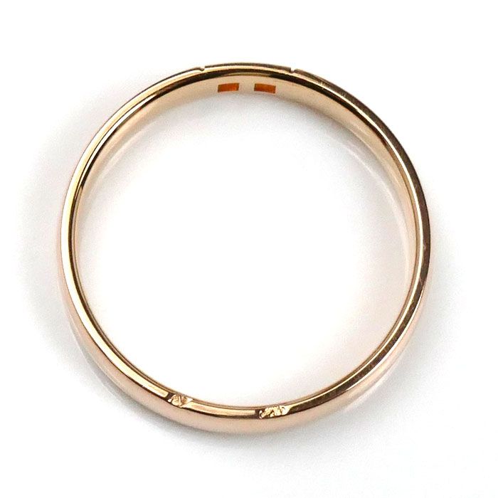 HERMES エルメス K18PG ピンクゴールド ヘラクレス ダイヤ リング  