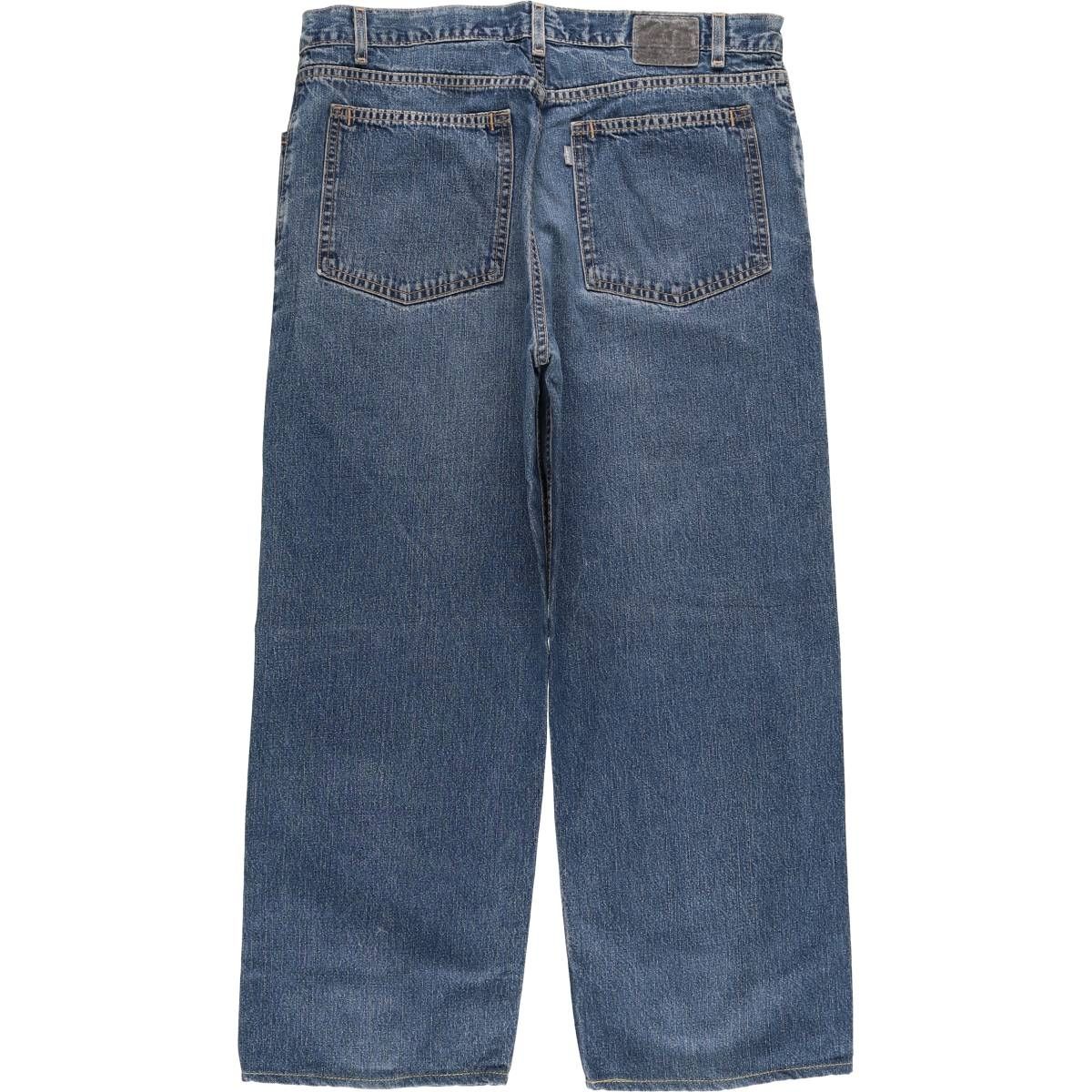 古着 00年代 リーバイス Levi s SILVER TAB シルバータブ LOW LOOSE ロールーズ テーパードデニムパンツ メンズw37相当 evb031815