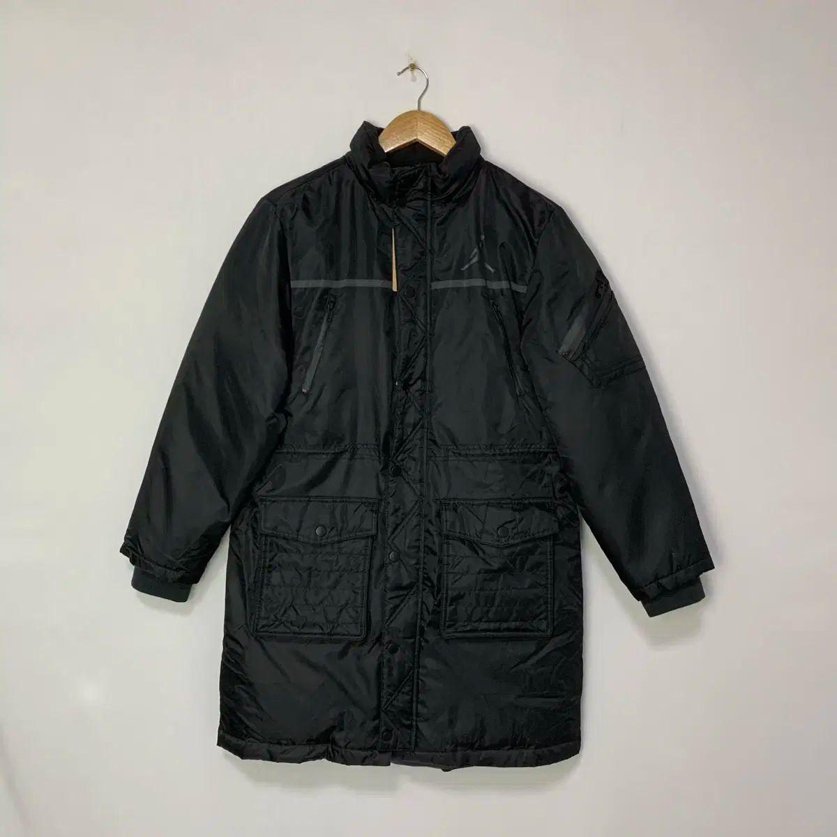 ジョーダン ブラック ロング ダウン アウター ユニセックス ヴィンテージ L ブルゾン