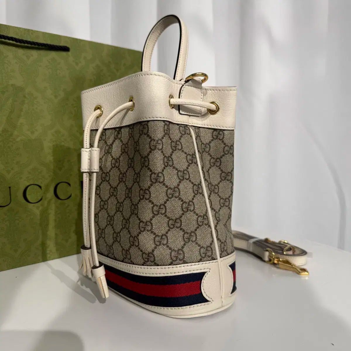 正規品 GUCCI(グッチ) オフィディア GG バケットバッグ スモール