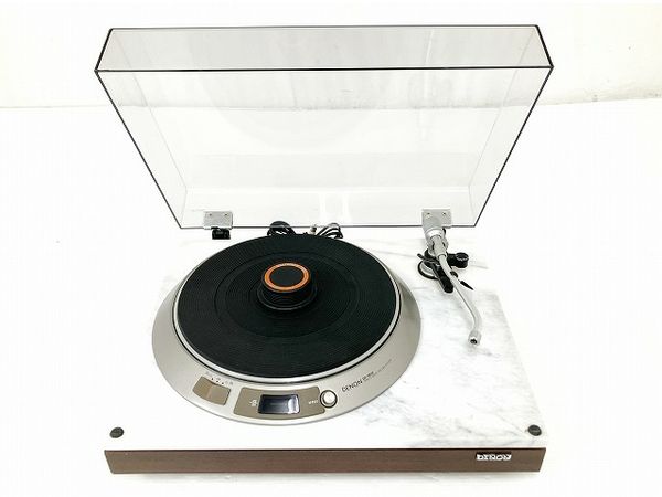 動作保証】DENON DP-1800 大理石レコードプレーヤー AT-618 ディスク