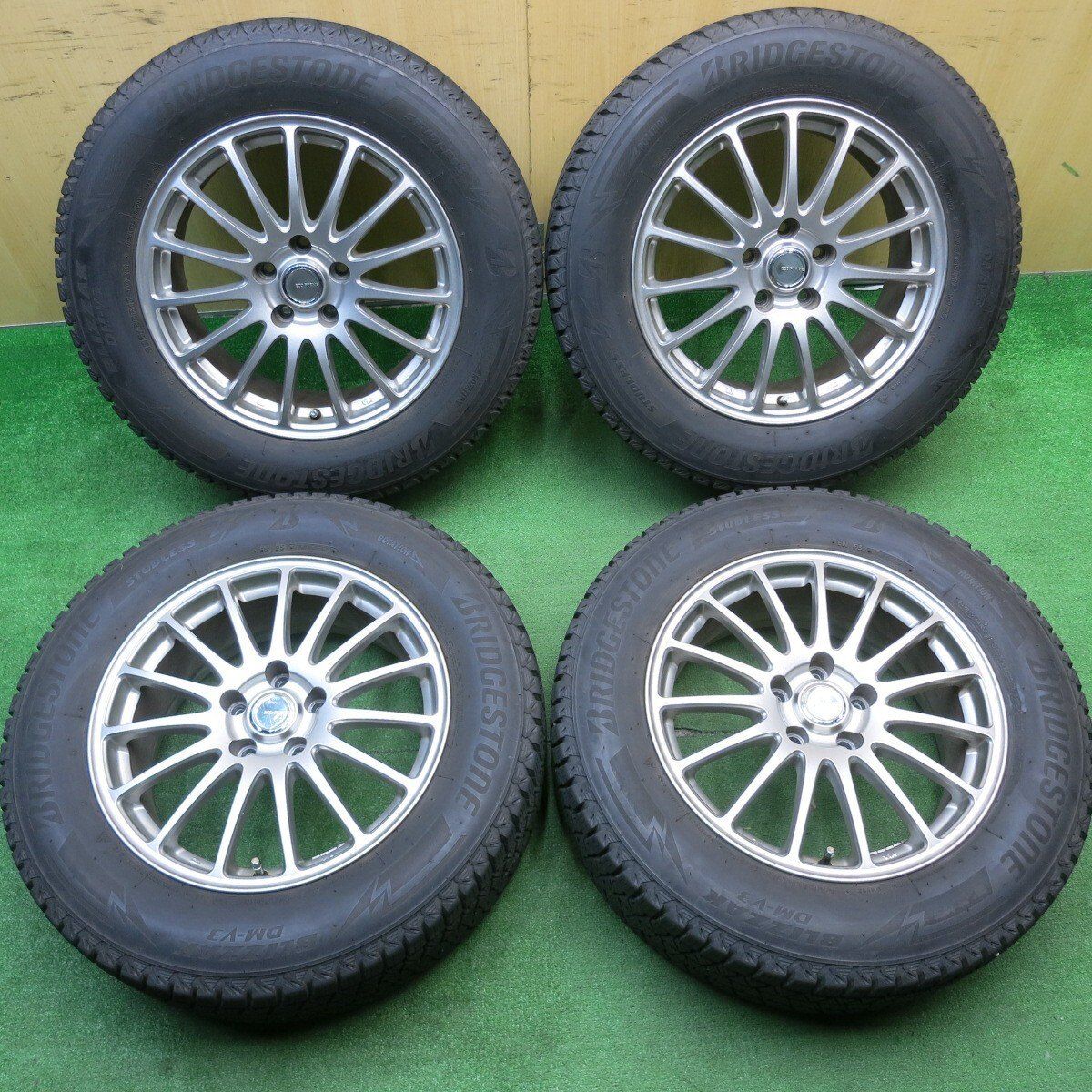 キレイ 21年 スタッドレス 225 65R17 ブリヂストン ブリザック DM-V3 ECO FORME エコフォルム 17インチ PCD114.3 5H 5031604TNス