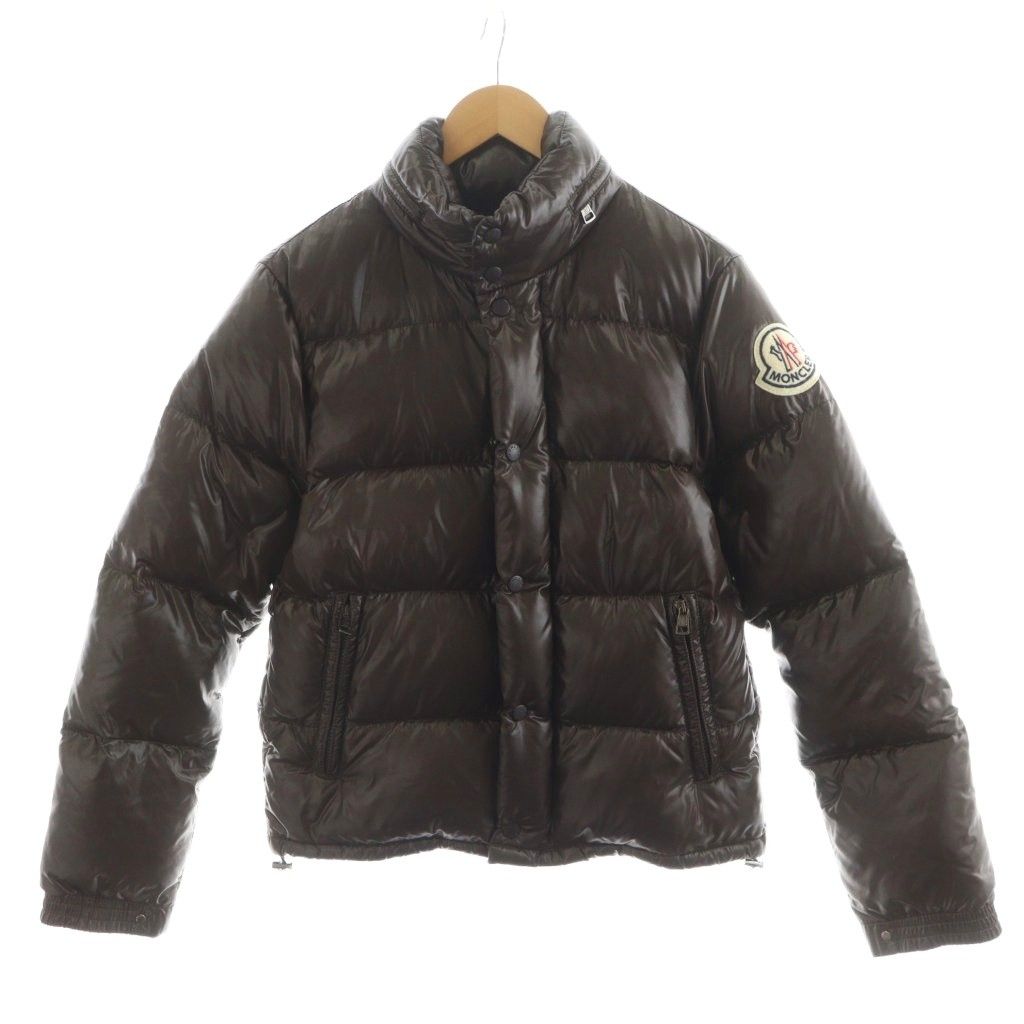 モンクレール　エベレスト　シャイニーブラック サイズ０　デカワッペン モンクレール MONCLER エベレスト EVEREST ダウンジャケット