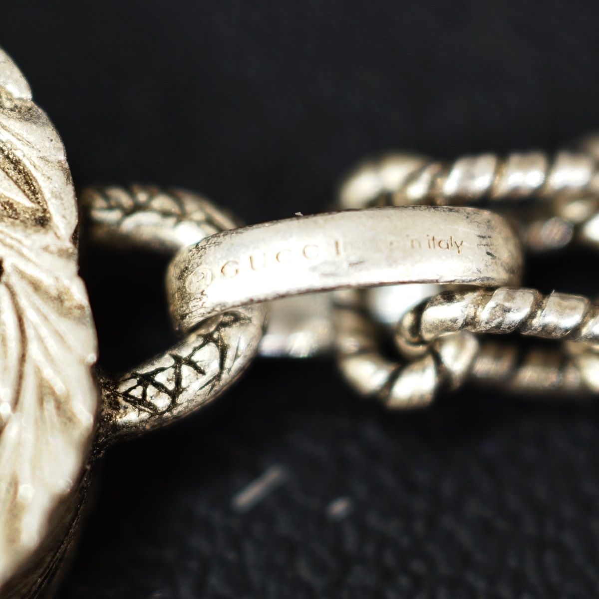 GUCCI インターロッキング Gネックレス 0309J 8055 グッチ 保存箱