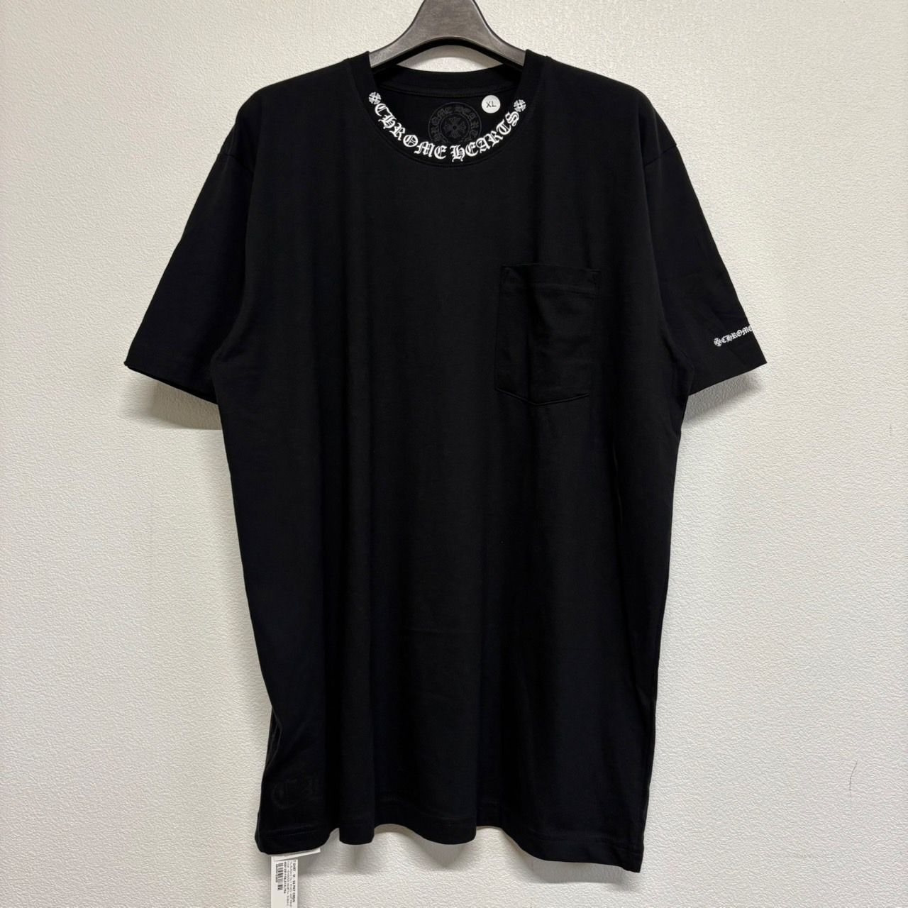CHROME HEARTS クロムハーツ Neck Logo ネックロゴ 黒 ブラック 半袖 T 