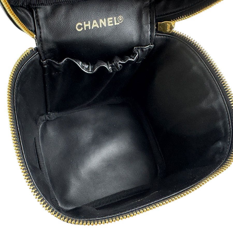 シャネル バニティバッグ 17cm ブラック シャネル CHANEL バニティバッグ ハンドバッグ - メルカリ