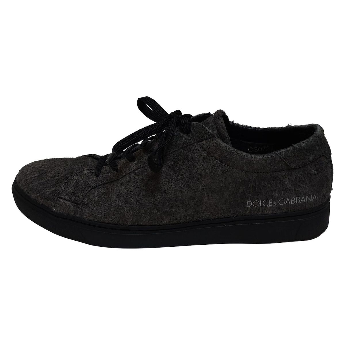 DOLCE&GABBANA スニーカー メンズ 8 ブラック ドルチェアンドガッバーナ DOLCE&GABBANA スニーカー 8