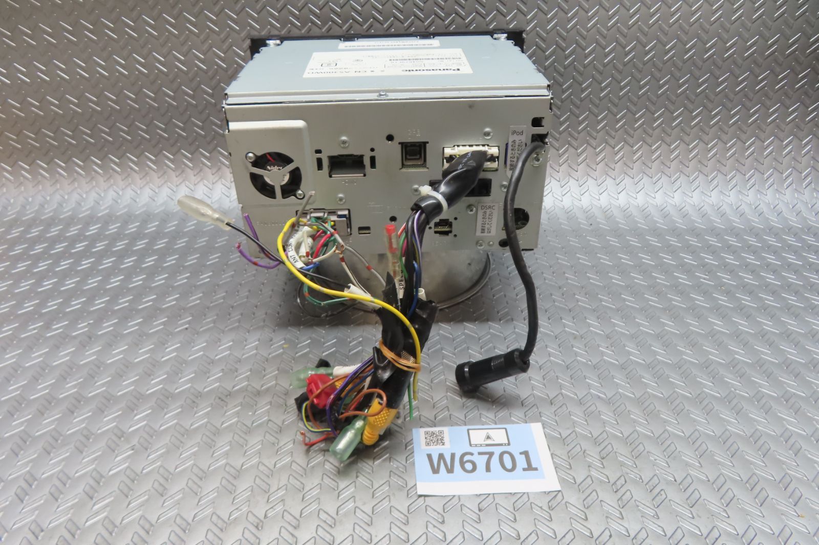 完動品保証付 W6701 パナソニック メモリーナビ CN-AS300WD Bluetooth内蔵 ロック解除済