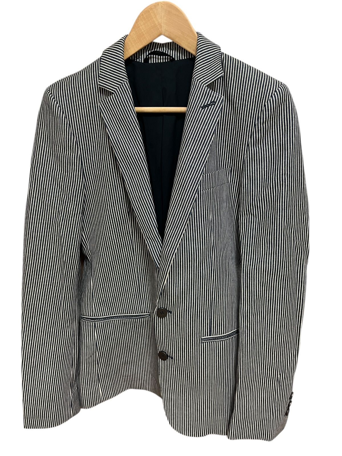 Z1560【美品】BALENCIAGA バレンシアガ ストライプ カジュアル