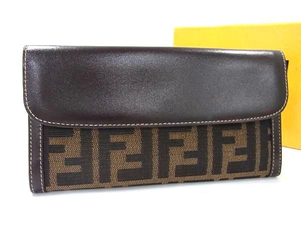 □極美品□ FENDI フェンディ ヴィンテージ ズッカ柄 ナイロン 