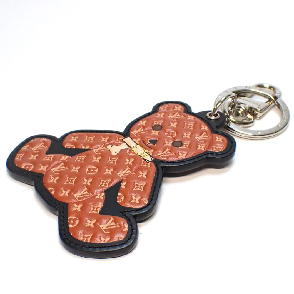 LOUIS VUITTON】ルイ・ヴィトン キーリング ポルト クレ・テディベア