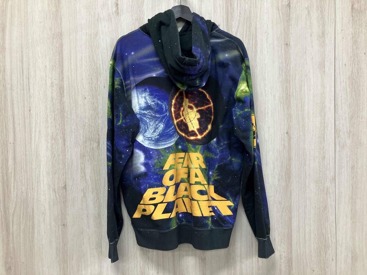 Supreme シュプリーム UNDERCOVER アンダーカバー 18SS Public Enemy Hooded パーカー プルオーバー Lサイズ ブラック コラボ