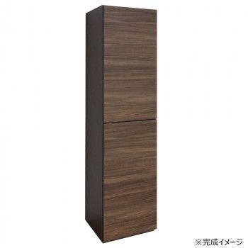 日本製組立家具 縦型収納キャビネット CO-WS-1845T DBxBR