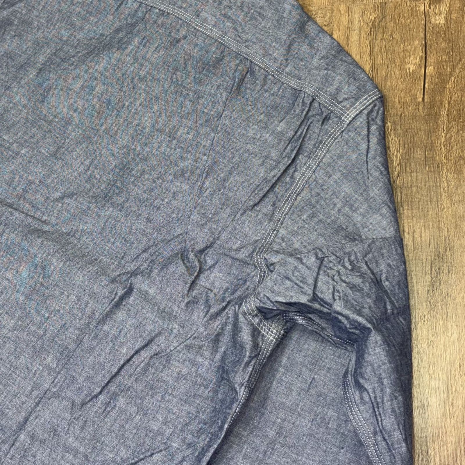 シュガーケーン ブルーシャンブレー