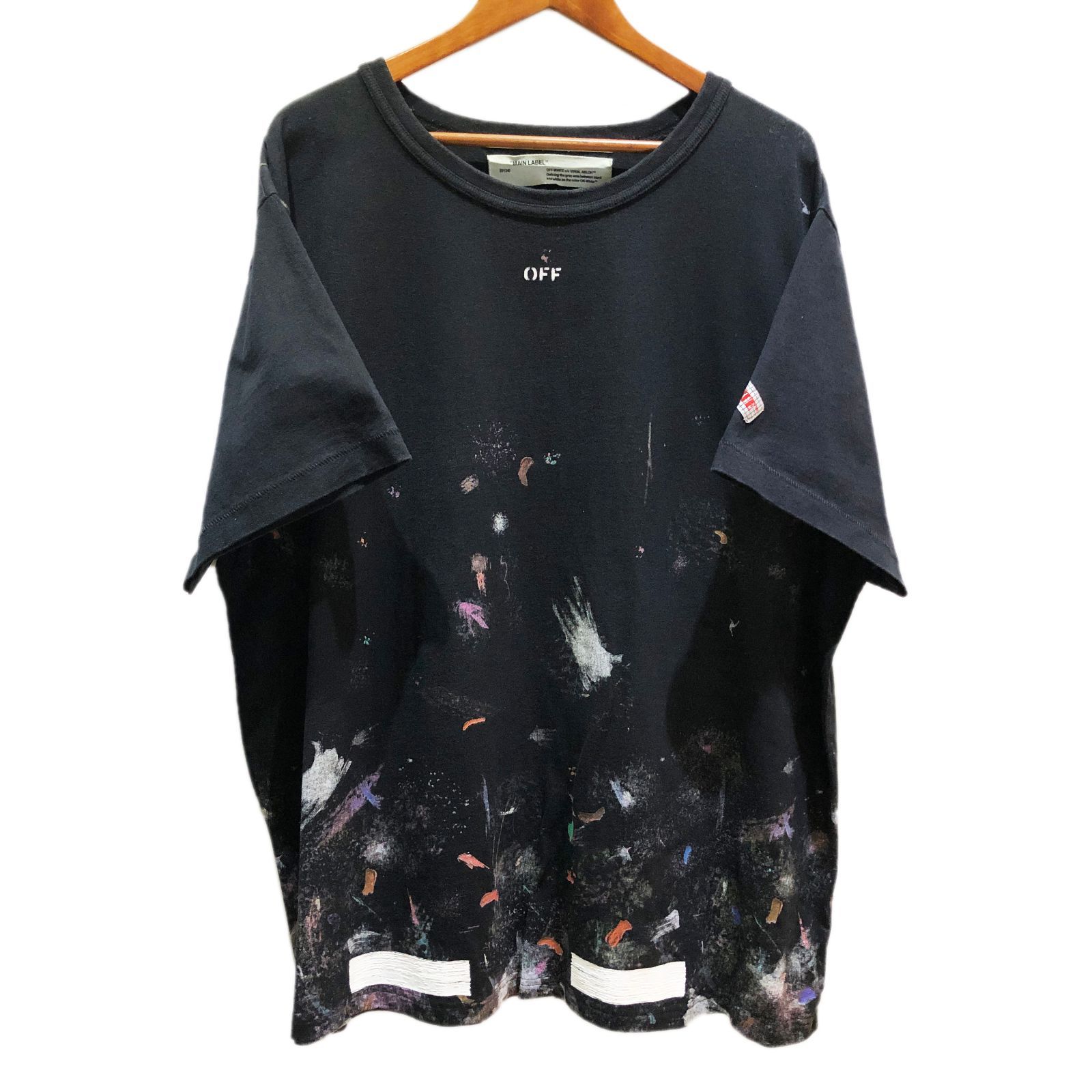 OFF-WHITE オフホワイト 17AW Galaxy Brushed Tee ギャラクシー 