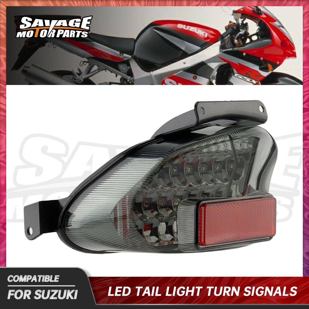 スズキGSX-R 1000 600 750 2001年-2003年 LEDテールライト ウィンカー 02年式 バイク ブレーキ ウィンカー一体型テールライト GSXR