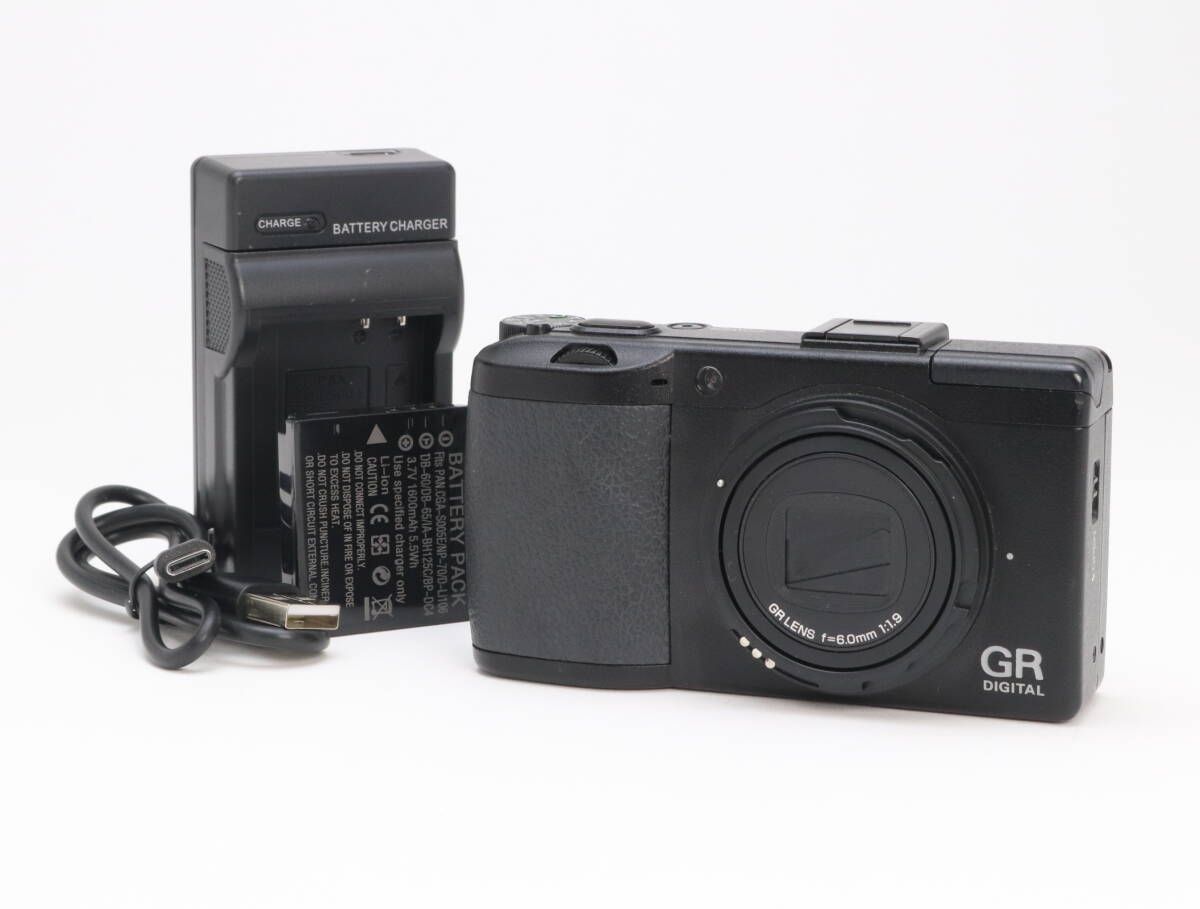 C 実用品 RICOH リコー GR DIGITAL III シャッター数 1 752枚 初期不良返品可 99-65