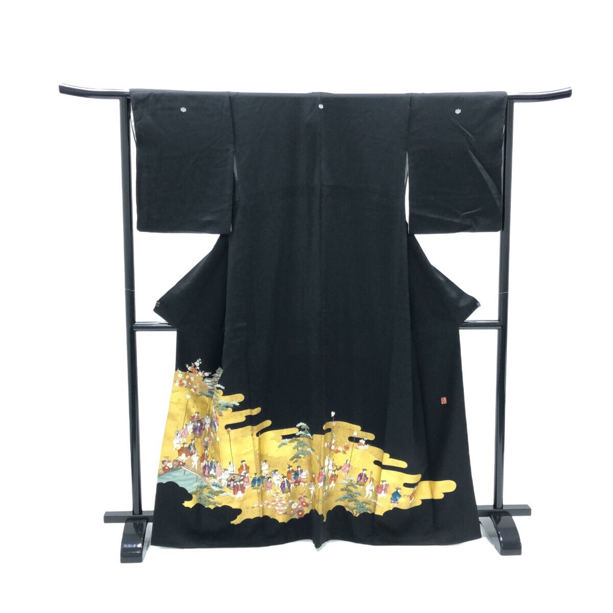 黒留袖/美品/京友禅/作家物/仕立上がり/適応身長160～167㎝/8328 黒留袖/美品/京友禅/作家物/仕立上がり/適応身長160～167㎝/8328