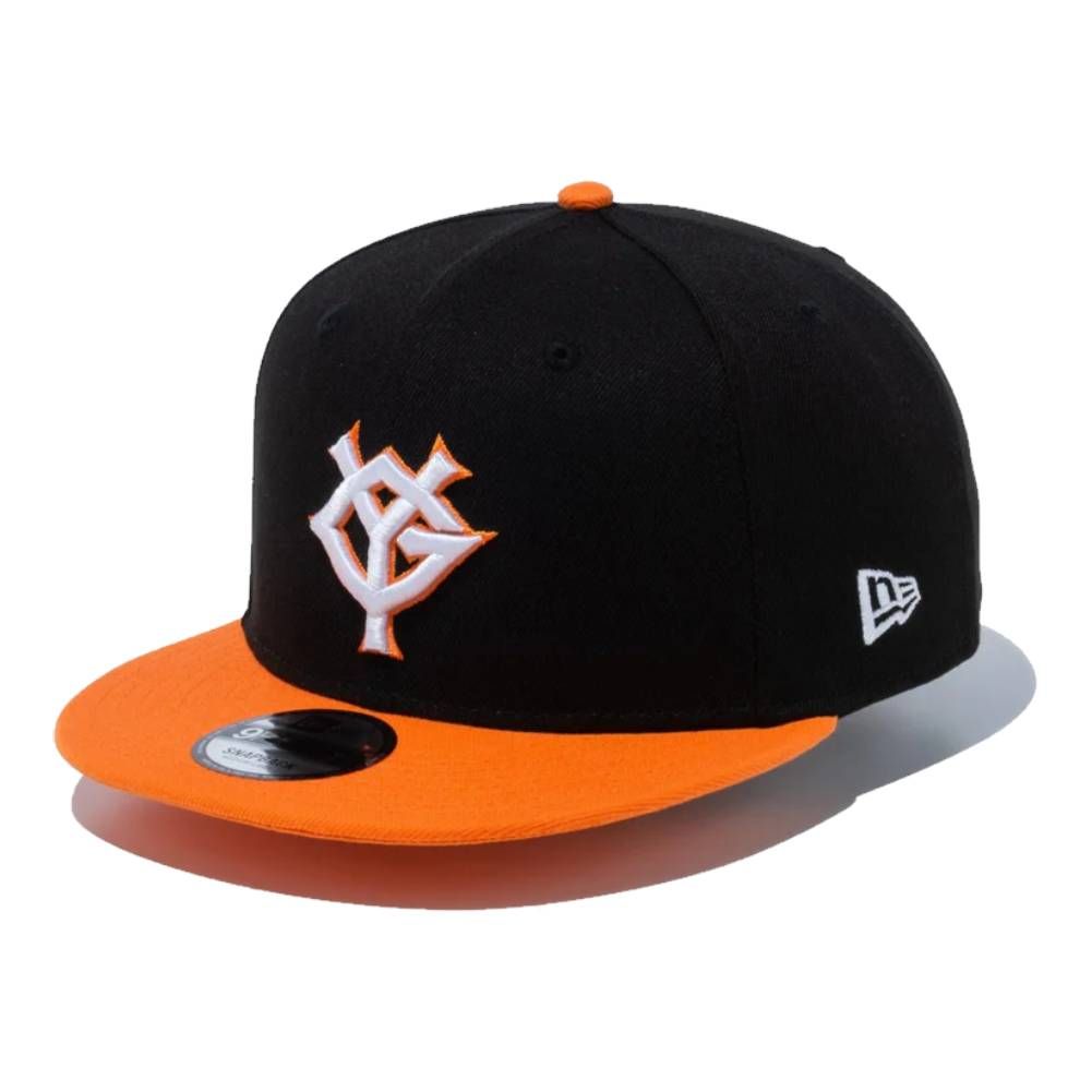 ニューエラ 9FIFTY 読売ジャイアンツ ブラック スノーホワイト オレンジバイザー 1個 New Era 9FIFTY Yomiuri Giants Black Snow White Orange Visor 1pc OSFM(約57.7-61.5cm)