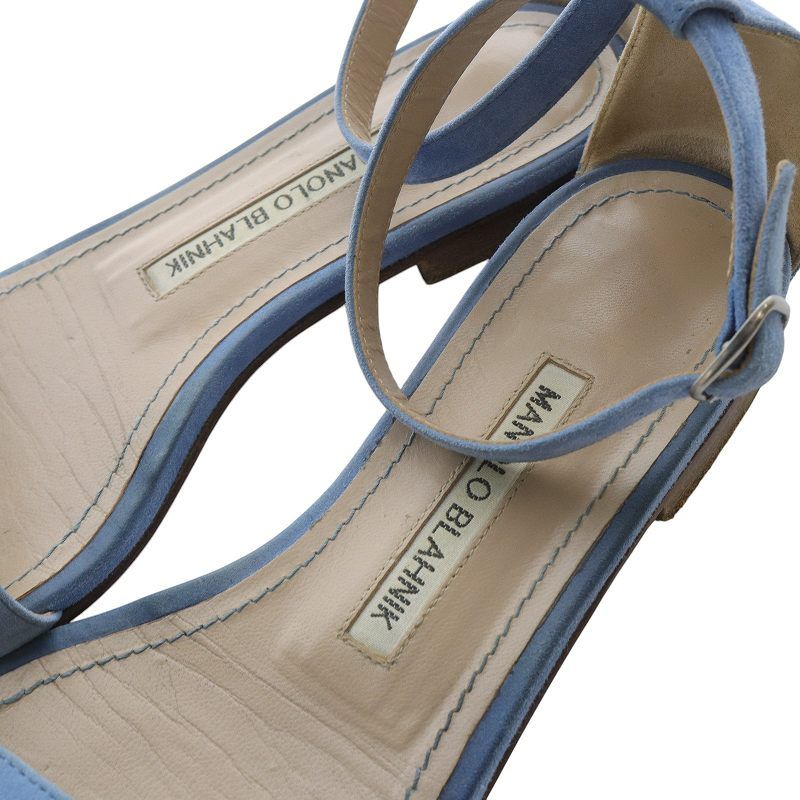 マノロブラニク MANOLO BLAHNIK CHAFLAHI フラット ストラップ