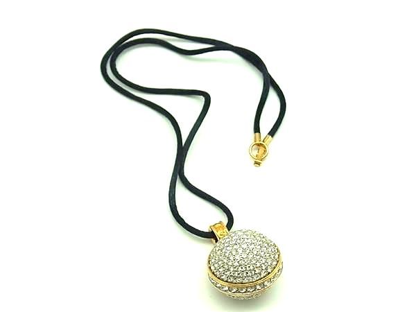 □美品□ SWAROVSKI スワロフスキー ラインストーン ネックレス