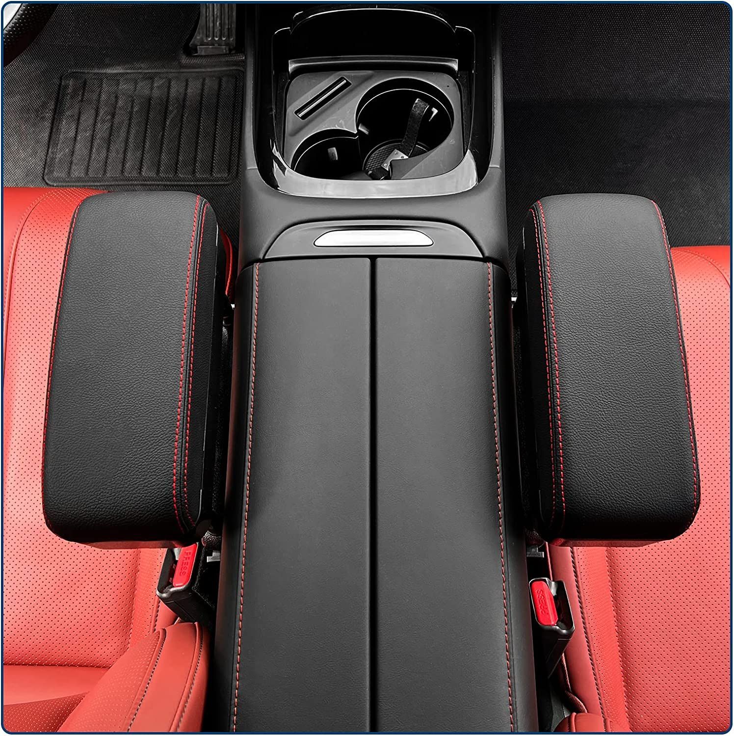 RUIYA日産Nissan 汎用 アームレストサポート対応 肘掛け コンソールボックス アームレスト収納ボックス 車用アームレスト 隙間アー