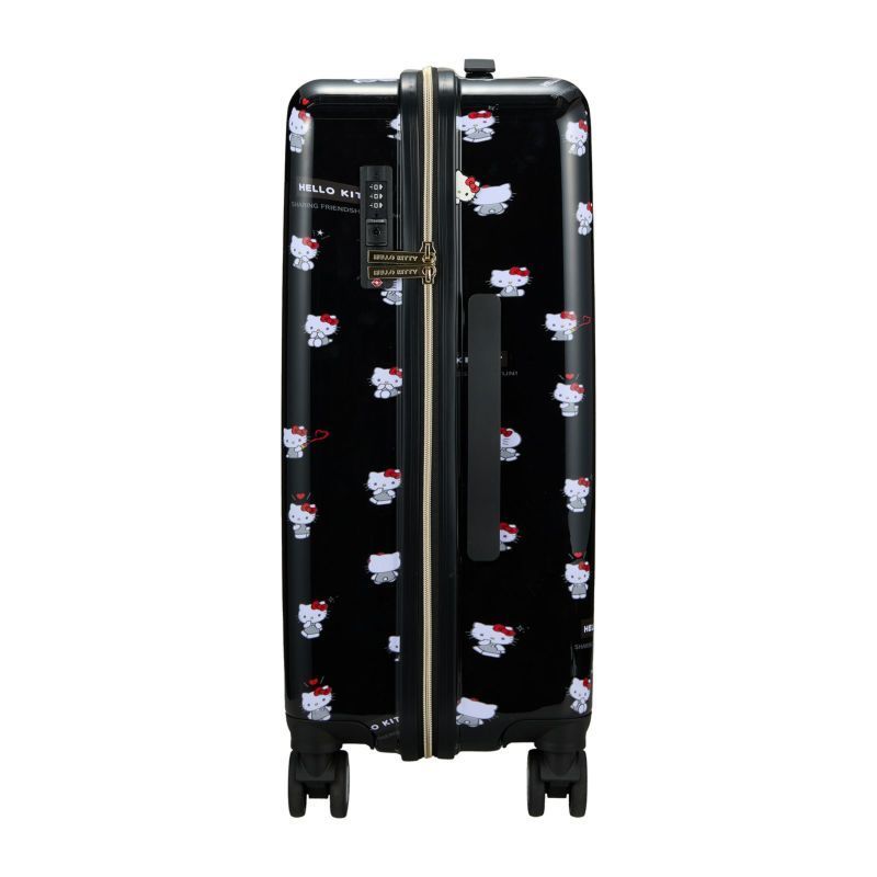 超美品　キティ　キャリーバッグ　ブラック ハローキティ - キティちゃん キャリーバッグ 36L TSAロック付