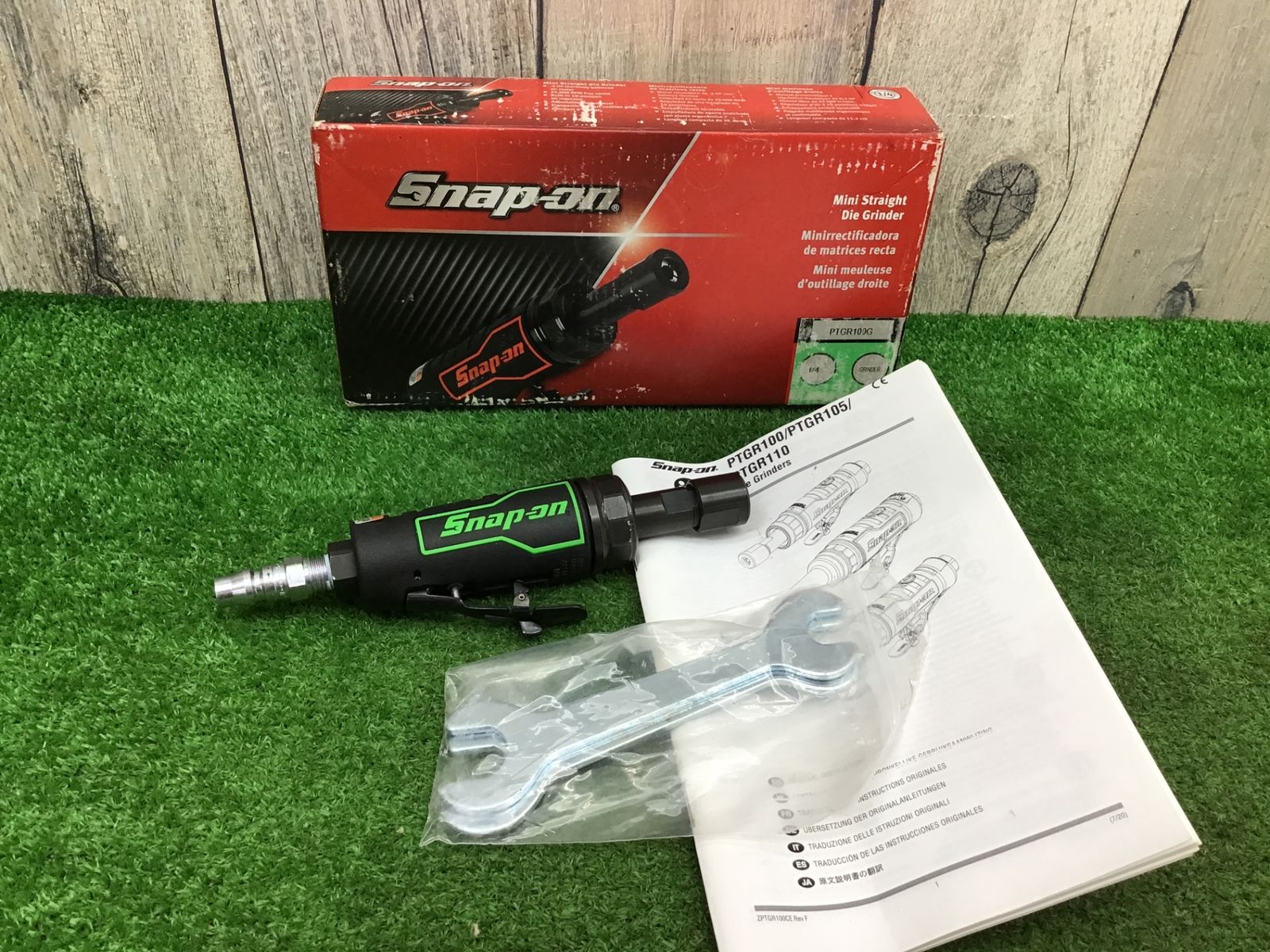 送料無料 Snap-on|スナップオン□1|3 HP ミニダイグラインダー グリーン PTGR100G□アクトツール富山店□BRコン