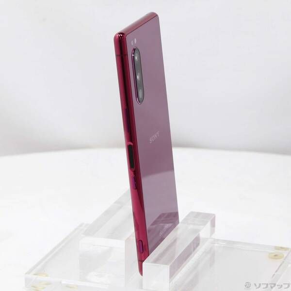 SONY - 【中古品 - 非常に良い】Xperia 5 SO-01M docomo ﾚｯﾄﾞ Xperia 【SIMロック解除済み】Xperia 5 SO-01M docomo [レッド