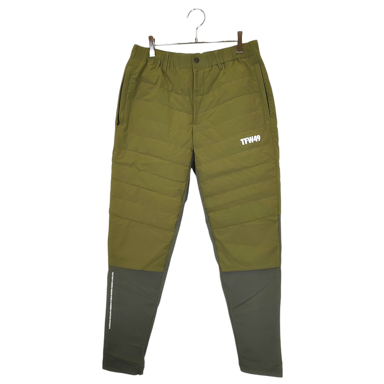 TFW49 ティーエフダブリュー ゴルフ 23AW SHIELD WARMER DOWN PANTS ウォーマー ダウン パンツ T072320010 M カーキ メンズ