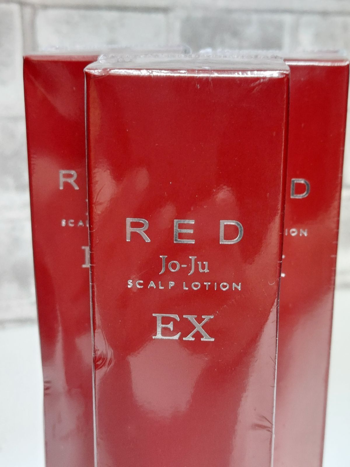 RED JO -JU EX ジョジュ レッド アドバンジェン スカルプローション EX 育毛剤 120㎖ 3本セット |mercariメルカリ官方指定廠商|Bibian比比昂代買代購