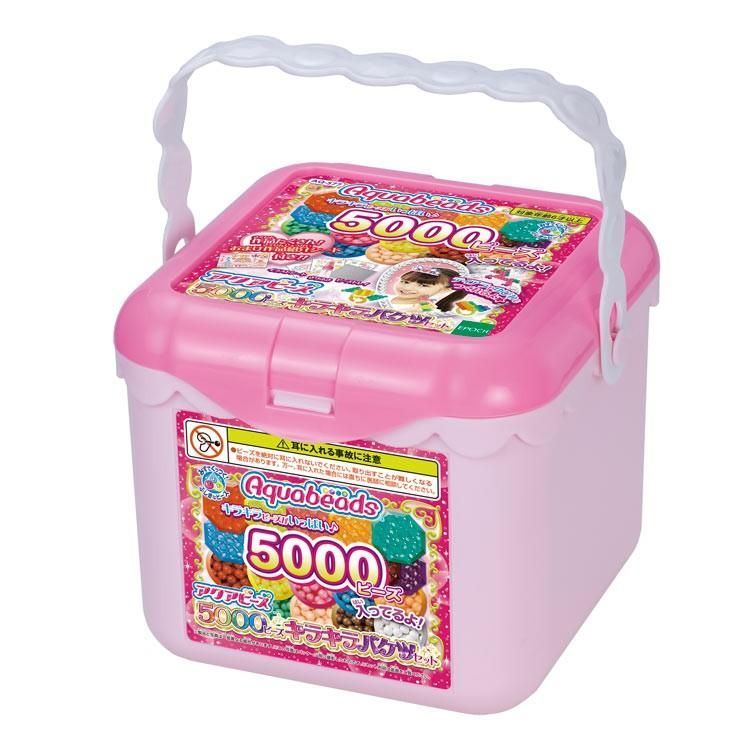 アクアビーズ 5000ビーズ キラキラバケツセット AQ-S77