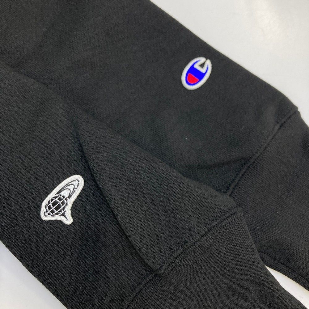 サイズ：MEDIUM BEAMS GOLF ビームスゴルフ ×Champion スウェットトレーナー  ブラック系 [240101445000] ゴルフウェア メンズ ストスト サイズ：MEDIUM BEAMS GOLF ビームスゴルフ ×Champion