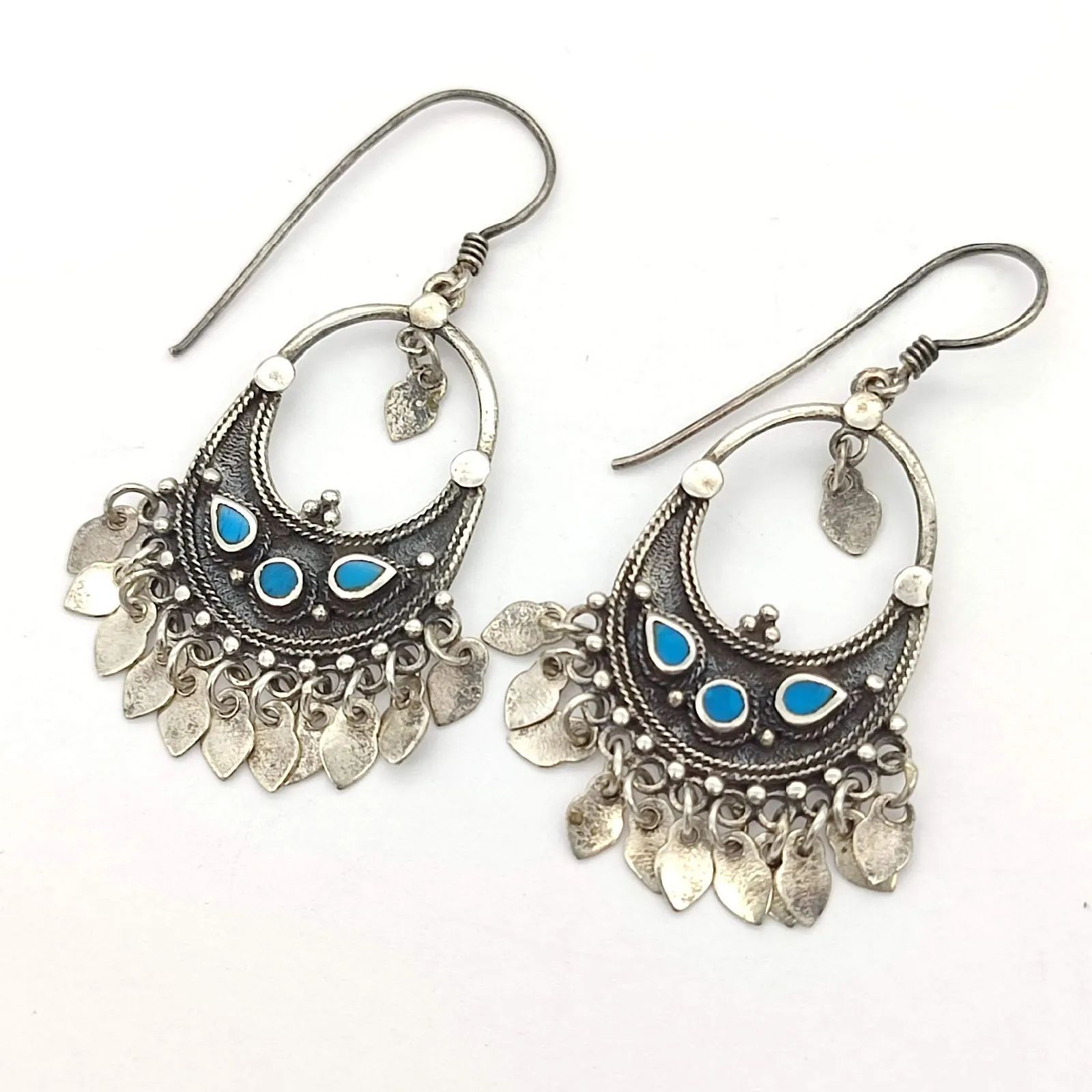 美品】ターコイズスイングピアス SILVER シルバー925 - メルカリ