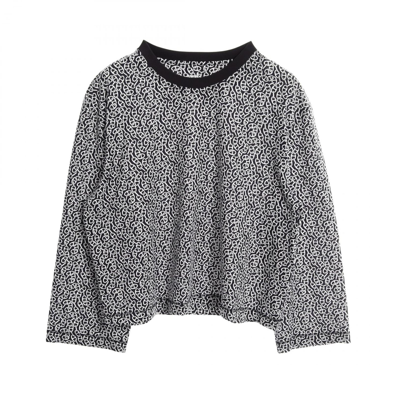 エルメス HERMES カットソー Naoussa Chaine ナウサ シェーヌプリント 