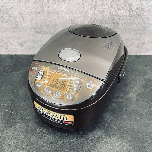 象印 IH炊飯ジャー 【】 ZOJIRUSHI NW-VH10 炊飯器 2022年製 ブラウン