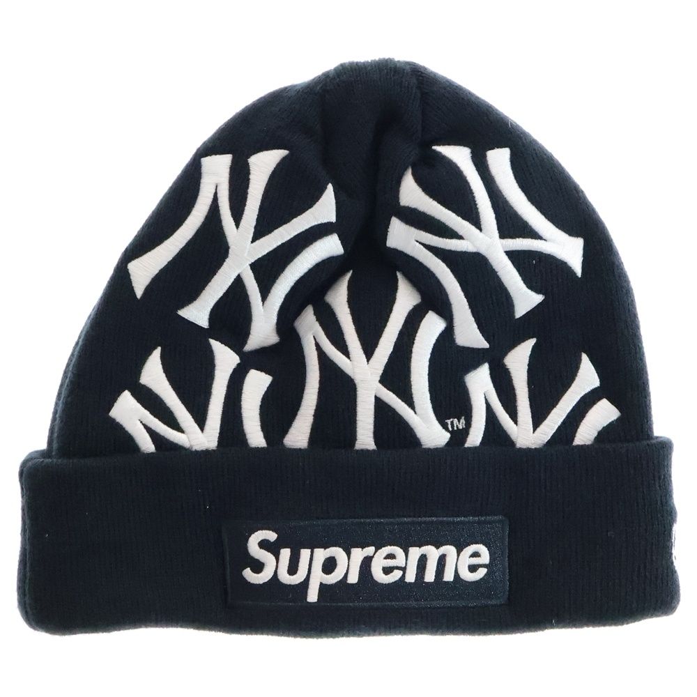 supreme new era 21AW ニット帽 ビーニー ニューエラ SUPREME (シュプリーム) 21AW ×NEW ERA New York Yankees Box