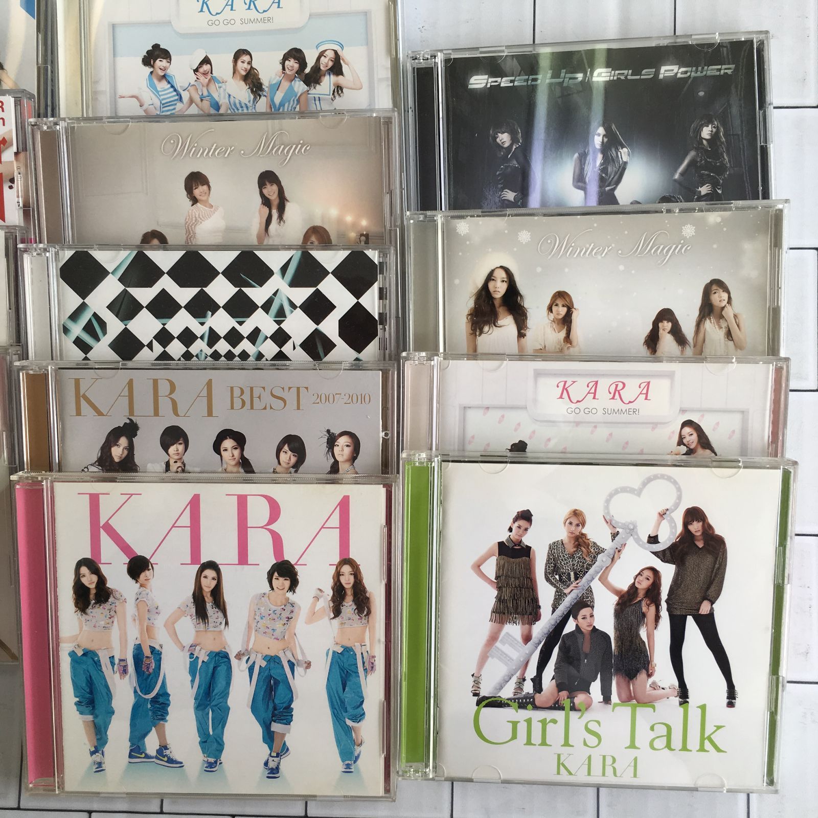 アイボリー×レッド 【値下げ】KARA CD・DVD・クリアファイルまとめ売り