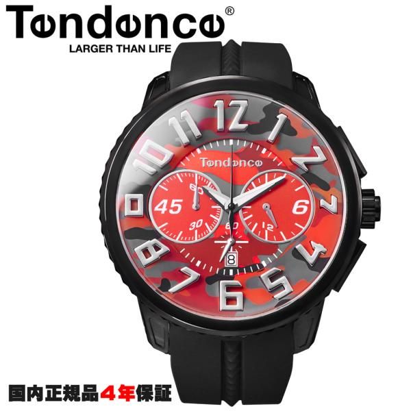 テンデンス Tendence 腕時計 ガリバー カモ レッド×ブラック 迷彩