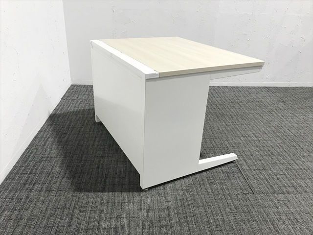 平デスク 平机 アドバンス 引出し付 L脚タイプ 3V126P オフィスデスク オカムラ プライズウッドライト