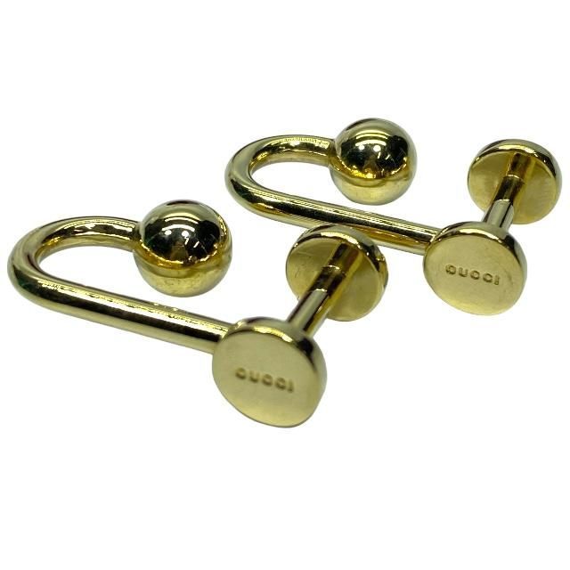 GUCCI グッチ カフスボタン カフリンクス カフス ロゴ