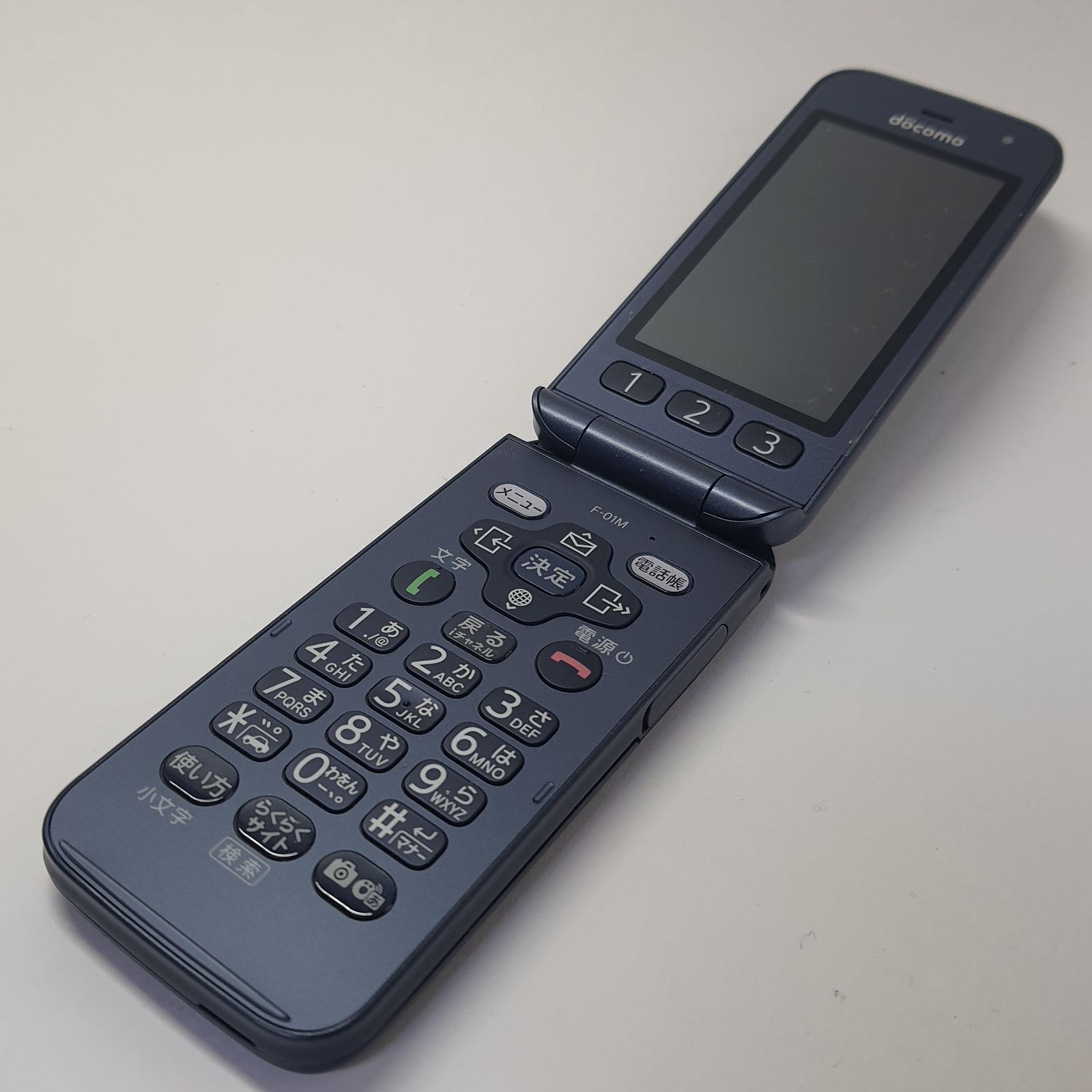 DOCOMO F-01M 4Gガラホ らくらくホン - メルカリ