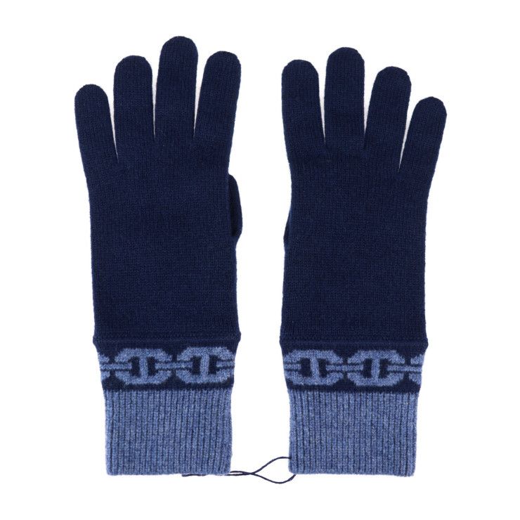 極上品　Christian Dior　ロゴチャーム　ファー手袋 極上品 Christian Dior ロゴチャーム ファー手袋 （極上品