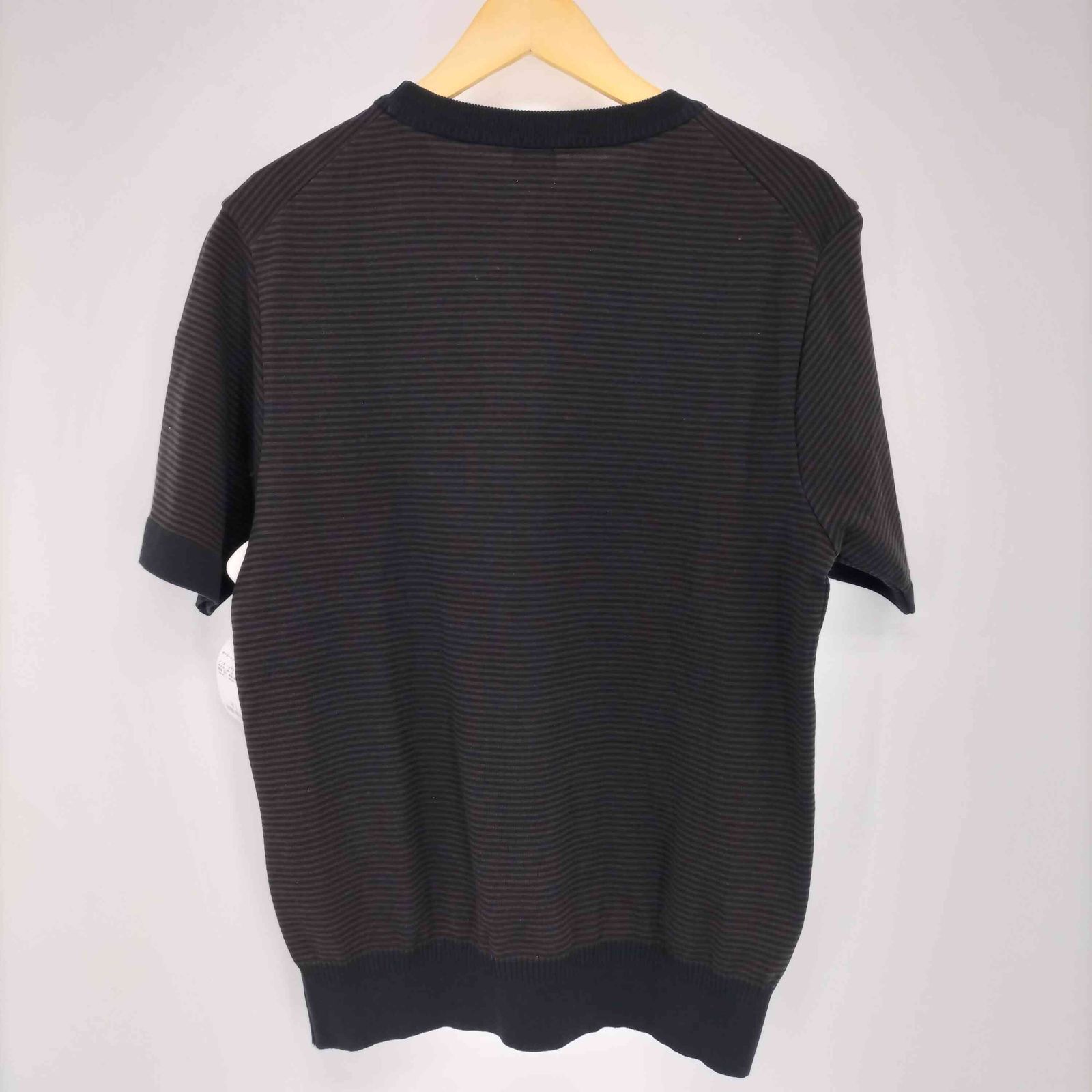 エディフィス EDIFICE ボーダーニットTシャツ メンズ JPN：M